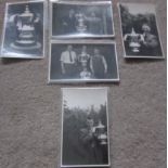 WEST BROMWICH ALBION 1954 FA CUP WIN PRIVATELY TAKEN PHOTOS + AUTOGRAPHS