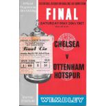 1967 FA CUP FINAL CHELSEA V TOTTENHAM PROGRAMME & TICKET