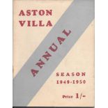 1949-50 ASTON VILLA ANNUAL / HANDBOOK