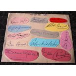 MANCHESTER UNITED AUTOGRAPHS 1957-58