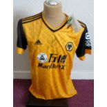 WOLVES BRAND NEW SHIRT AUTOGRAPHED BY RAUL JIMENEZ