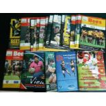 RUGBY UNION PROGRAMMES - BIRMINGHAM & SOLIHULL X 22