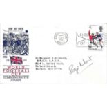 1966 WORLD CUP POSTAL COVER AUTOGRAPHED BY ROGER HUNT