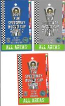 SPEEDWAY - 2007 WORLD CUP OFFICIAL PASSES ( LESZNO POLAND )