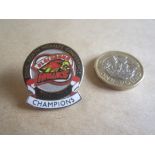 ICE HOCKEY - BLACKBURN HAWKS 2014/15 CHAMPIONS BADGE