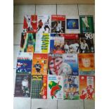 COLLECTION OF ENGLAND PROGRAMMES X 20