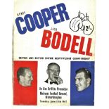 BOXING - COOPER V BODELL @ WOLVES FOOTBALL GROUND INCLUDES BIRMINGHAM'S PRESCOTT