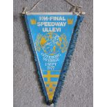 SPEEDWAY - 1977 WORLD FINAL PENNANT