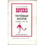 1955-56 DONCASTER ROVERS V TOTTENHAM FA CUP