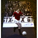 MANCHESTER UNITED - AUTOGRAPHED PHOTO OF GERRY DALY