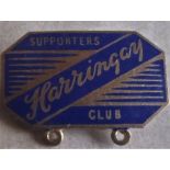 SPEEDWAY - HARRINGAY 1949 GILT BADGE STAMPED FATTORINI