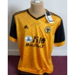 WOLVES SHIRT AUTOGRAPHED BY NUNO ESPIRITO SANTO'S