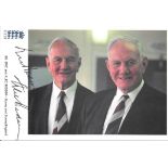 CRICKET - POSTCARDS AUTOGRAPHED BY BOTH ALEC & ERIC BEDSER