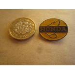 MOTOR CYCLING - HONDA BADGE