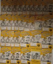 SPEEDWAY - 1955 COVENTRY HOMES X 30 COMPLETE SEASON