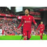 LIVERPOOL - TAKUMI MINAMINO AUTOGRAPHED PHOTO