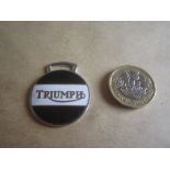 MOTOR CYCLING - TRIUMPH VINTAGE KEY FOB ATTACHMENT MADE IN ENGLAND