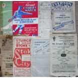 1940'S FOOTBALL PROGRAMMES X 18