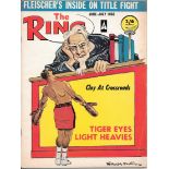 BOXING - JUNE/JULY 1966 THE RING MAG COVERING CASSIUS CLAY'S FIGHT AGAINST VIETNAM CALL UP