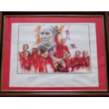 1966 ENGLAND WORLD CUP LIMITED EDITION PRINT
