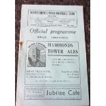 1951-52 SCUNTHORPE UNITED V BRADFORD CITY