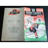 DERBY COUNTY v STOKE CITY 1948/49