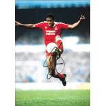 LIVERPOOL - JOHN BARNES AUTOGRAPHED PHOTO