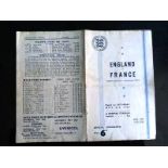 ENGLAND V FRANCE AT ARSENAL 1947