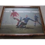 CHELSEA - RON HARRIS AUTOGRAPHED AND FRAMED PHOTO