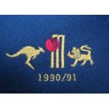 CRICKET - AUSTRALIA V ENGLAND 1990/91 ASHES TIE