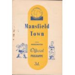 1952-53 MANSFIELD TOWN V WORKINGTON