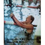 1976 OLYMPICS - EAST GERMAN BOOK / REPORT