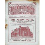 1922-23 ASTON VILLA V WEST BROMWICH ALBION