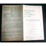 .BEDWORTH TOWN v NUNEATON BOROUGH 1947/48.