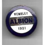 WEST BROMWICH ALBION 1931 FA CUP FINAL BADGE