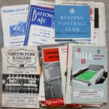 COLLECTION OF 1950'S / 60'S FOOTBALL PROGRAMMES X 96 ( MOSTLY 1950'S )