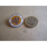 ICE HOCKEY - 1995/96 SHEFFIELD STEELERS SUPPORTERS CLUB BADGE