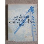 1956 WINTER OLYMPICS - EAST GERMAN BOOK / REPORT