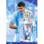 MANCHESTER CITY - RODRIGO AUTOGRAPHED PHOTO