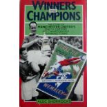 MANCHESTER UNITED WINNERS & CHAMPIONS BOOK AUTOGRAPHED BY 12 INC MATT BUSBY