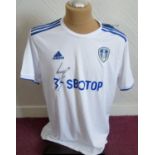 LEEDS UNITED SHIRT AUTOGRAPHED BY POVEDA