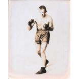 BOXING - JACK SHARKEY ORIGINAL PRESS PHOTO 1920'S