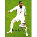 ENGLAND / MANCHESTER CITY - KYLE WALKER AUTOGRAPHED PHOTO