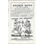 1949-50 WEST BROMWICH ALBION V BURNLEY