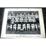 1933-34 FALKIRK TEAM PHOTO ISSUED BY THE SUNDAY POST