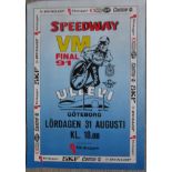 SPEEDWAY 1991 WORLD FINAL POSTER