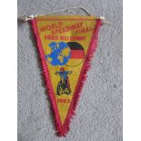 SPEEDWAY - 1983 WORLD FINAL PENNANT