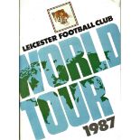 RUGBY UNION - 1987 LEICESTER WORLD TOUR BROCHURE