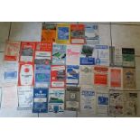 FOOTBALL LEAGUE PROGRAMMES ALL 1950'S X 31