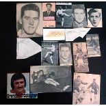 WALSALL AUTOGRAPHS X 17 FROM 1950'S TO 1970'S